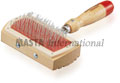 Slicker Brush, Wooden Handle